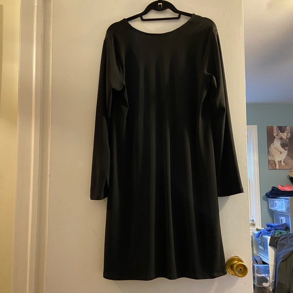 Karen Kane Simple Black Dress - Picture 3 of 5